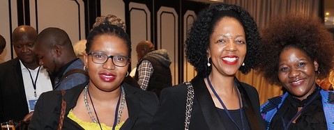 Dr Judy Dlamini (centre) and alumni at the reunion in Durban on 3 April 2019